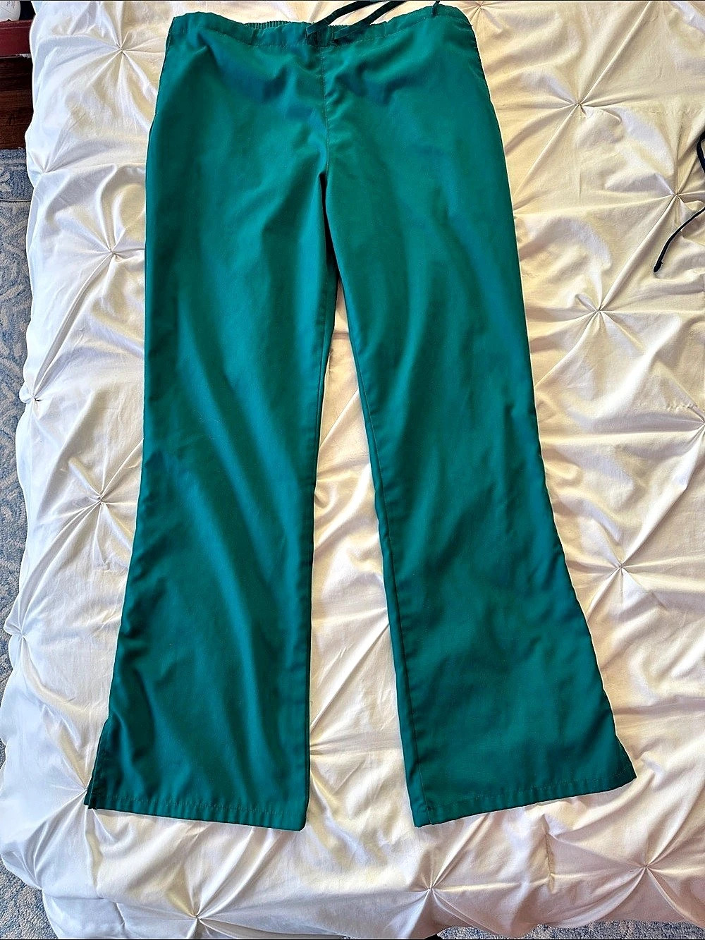 Cherokee Workwear Green Wide Leg Pants